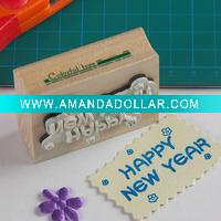 Wholesale Wooden stamps with texts