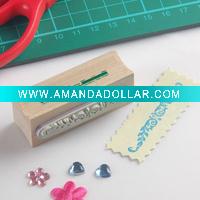 Wooden stamps