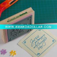 Wooden stamp toy