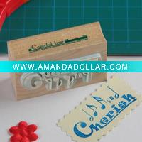Wooden stamp toy