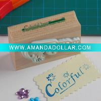 Wooden stamp toy