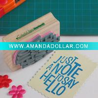 Wholesale Wooden stamp toy