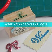 Wholesale Wooden stamps with texts