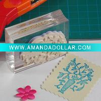 Acrylic rubber stamp