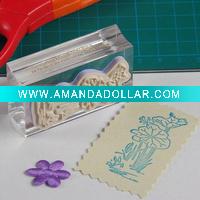 Acrylic rubber stamp