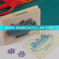 Wooden stamp toy