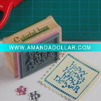 Wooden stamps