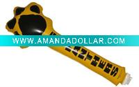 Wholesale Hottest Paw Shape Thunder Sticks,Inflatable Paw Slap Sticks