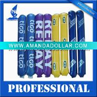 Wholesale EN71+6P tested passed Inflatable clappers sticks,inflatable cheer stick,PE noise maker