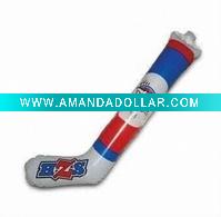 Inflatable cheering stick