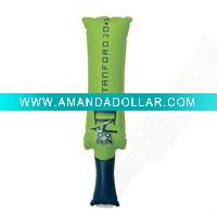 Wholesale promotional air bang stick/pvc inflatable bang sticks