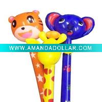Wholesale PE/PVC inflatable animal stick