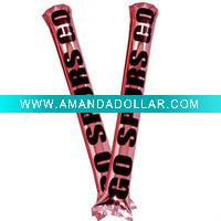 Wholesale Metallic Bang Sticks, Inflatable Bang Sticks,