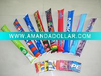 Wholesale newest inflatable PE cheering sticks for gift