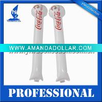 Wholesale EN71+6P tested passed Inflatable clappers sticks,pe cheer stick,inflatable hockey stick