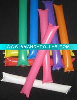 Wholesale PE or PVC 10*60cm noise maker cheering stick