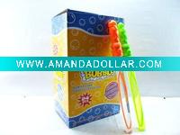 Wholesale hot sell plastic toy flash bubble stick