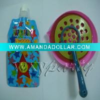 Happy party soap bubble