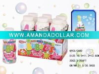Colorful bubble water