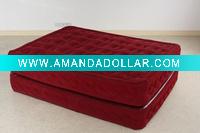 KLT-096 inflatable flocked air bed