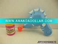 Wholesale sea horse bubble gun toy