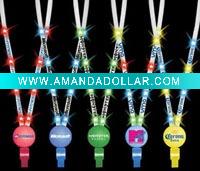 led flashing necklace