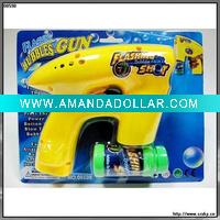 LED lights, solid, 1 bottle of bubble water, bubble gun