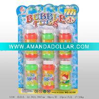 6 bottle soap bubble