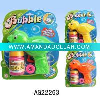 Wholesale Plastic cartoon friction bubble gun
