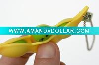 Edamame keyring