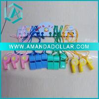 Wholesale sports promotion plastic whistle