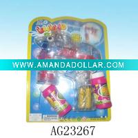 Wholesale Plastic b/o light up bubble gun with music