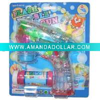 4 Light Flashing Bubble Gun