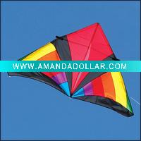 colourful triangle kite