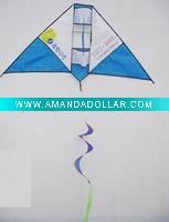 three colours 3-D delta kite