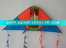 three colours chinese delta kite