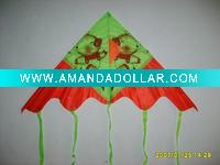 Wholesale animal delta kite with pig printing