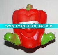 Wholesale pvc pet vegetable toys