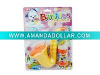 Plastic Saxophone Bubble Play Set