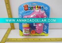 Plastic Friction Bubble Gun Toy