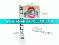 Wholesale inflatable flag stick, cheering stick