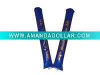 Wholesale PE inflatable stick,thunderstix; bang stick; cheering stick;noise maker