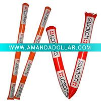 Wholesale PE inflatable stick;thunderstorm; bang stick; cheering stick;