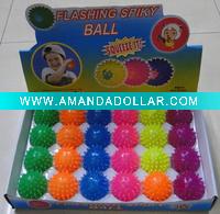 Wholesale promotion gifts flashing massage ball,5.5cm TPR massage ball