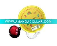 Wholesale Folding Nylon fans/promotion nylon fans with plastic handle