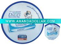 Foldable nylon frisbee