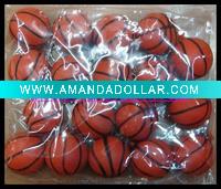 PU basketball with keychain