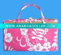 folding straw beach mat