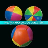 Multi panel soft ball