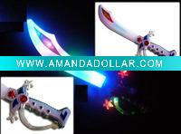Wholesale new design lighting up flashing broadsword with music
